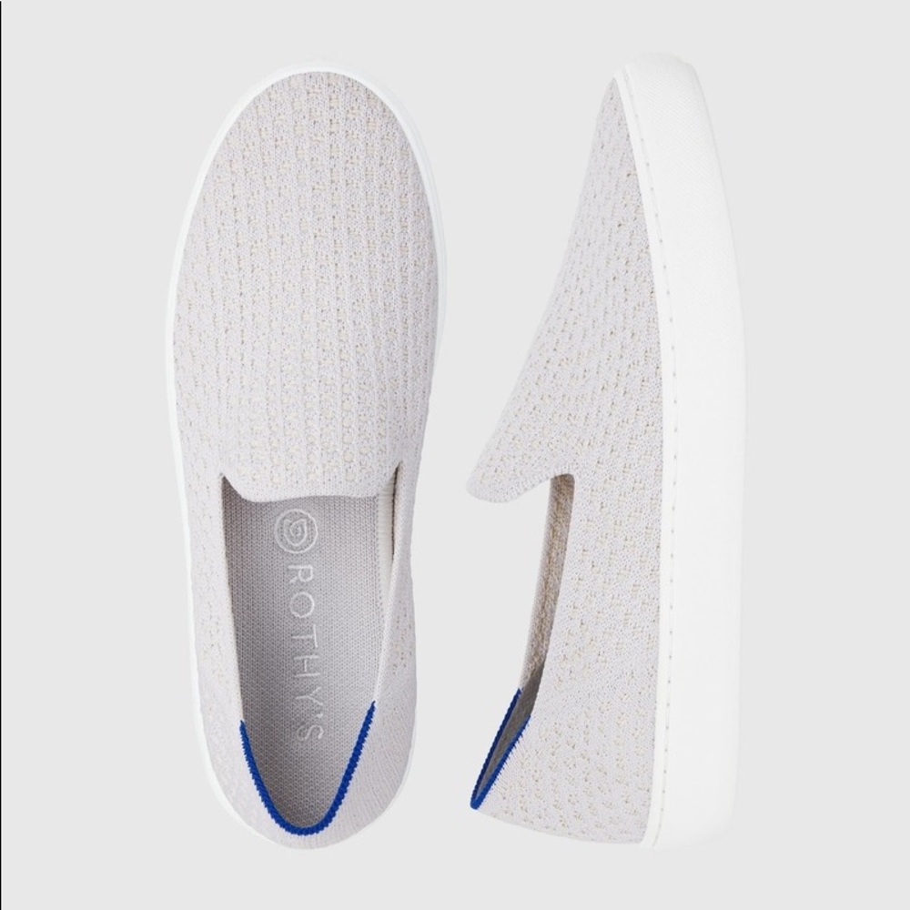 BRAND NEW Rothy’s Salt Honeycomb “The Sneaker” 10